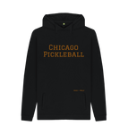 Black Chicago Pickleball Chunky Hoodie