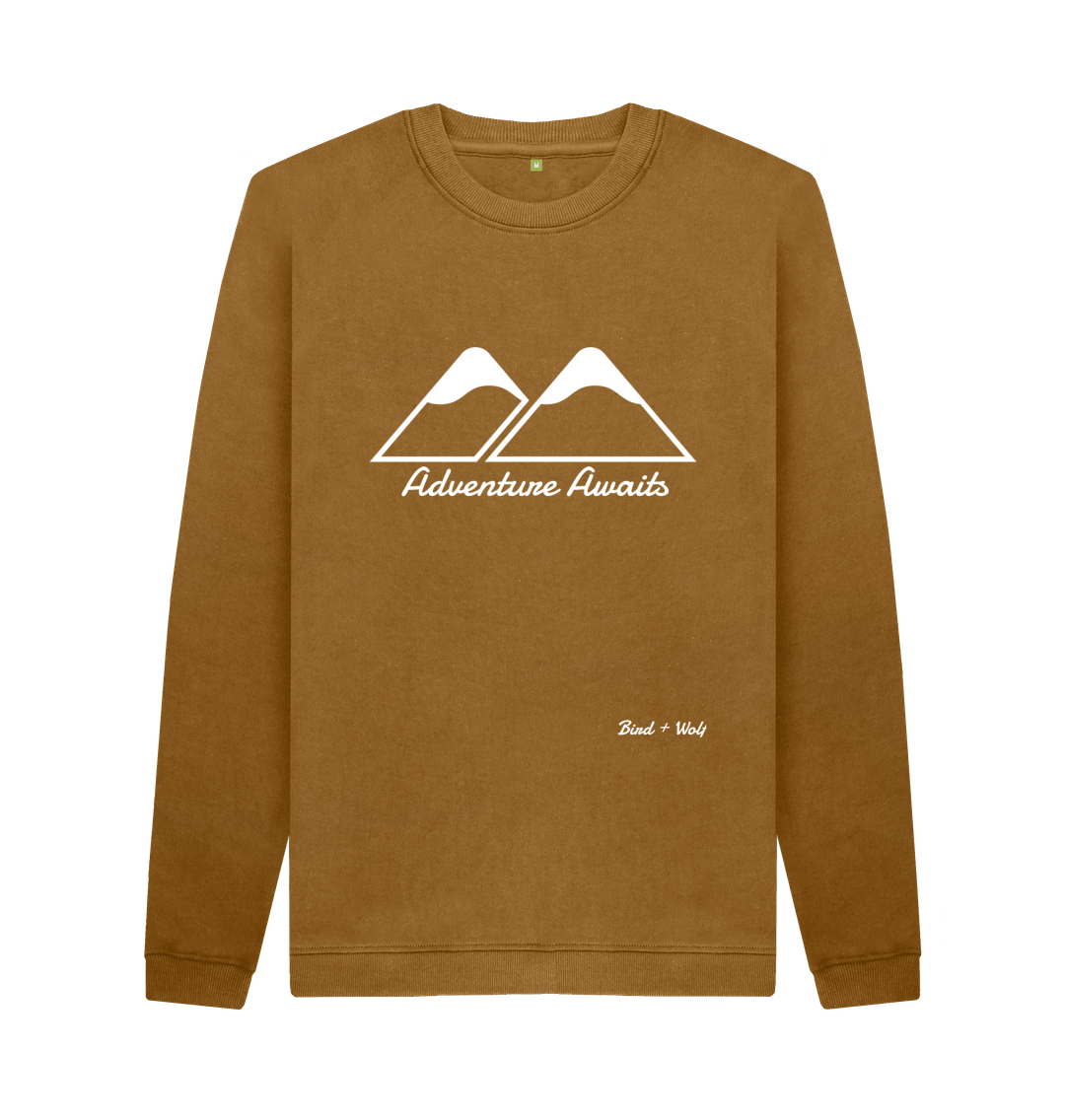 Brown Adventure Awaits Cosy Sweatshirt