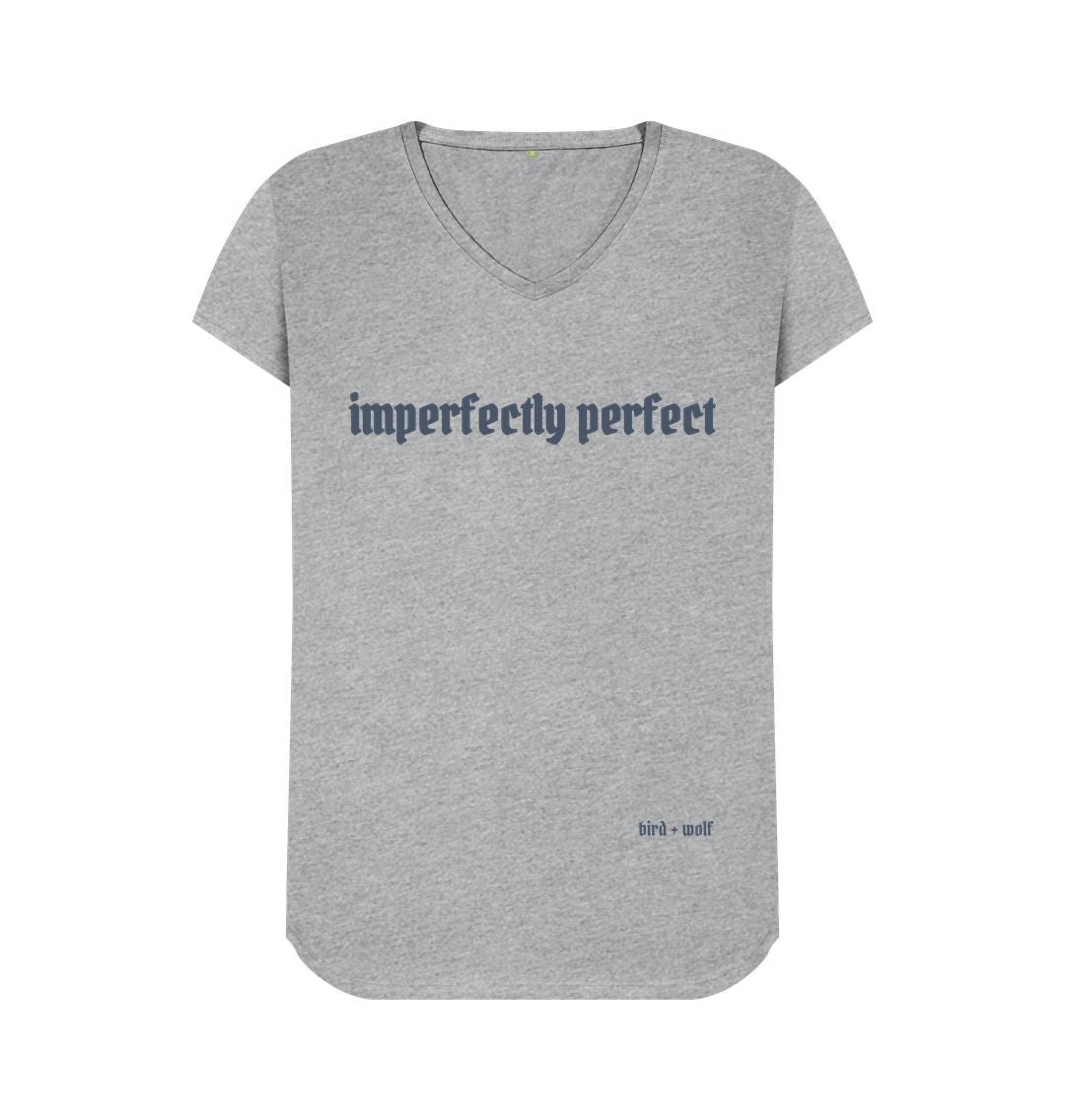 Athletic Grey Imperfectly Perfect V Neck Tee