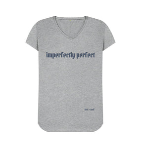 Athletic Grey Imperfectly Perfect V Neck Tee