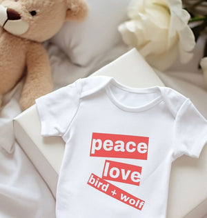 Peace Love Baby Grow