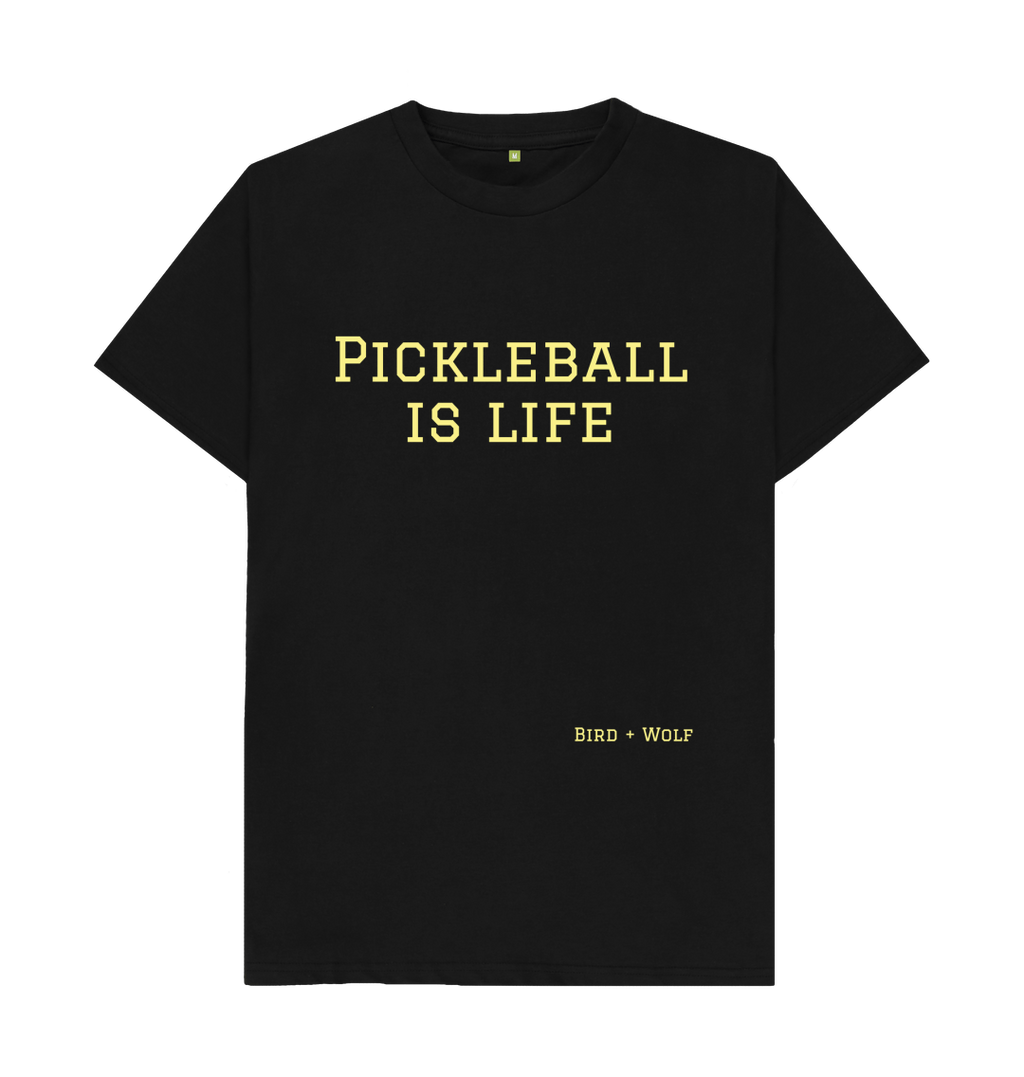 Black Pickleball Is Life Classic Tee
