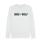 White Bird + Wolf Cosy Sweatshirt (Khaki Lettering)