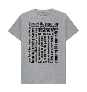 Athletic Grey Lyrical Classic Tee (Gothic Lettering)