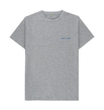 Athletic Grey Bird + Wolf Classic Tee (Blue lettering)