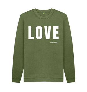 Khaki LOVE Cosy Sweatshirt