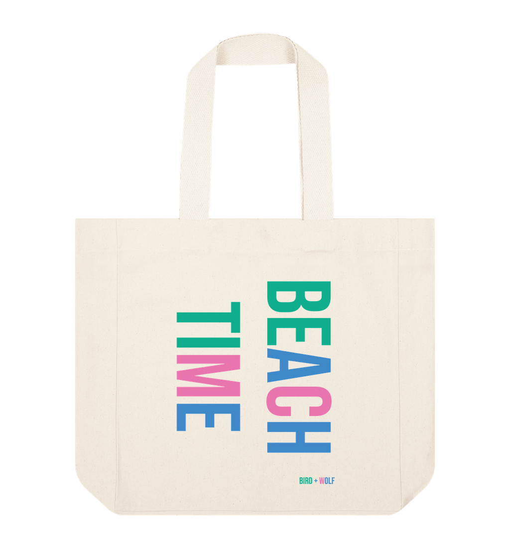 Natural Beach Time Everything Bag