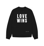 Black Love Wins Oversized Sweatshirt