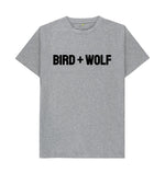 Athletic Grey Bird + Wolf Classic Tee (Black Lettering)