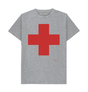 Athletic Grey Red Cross Classic Tee