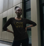 Love Wins 3/4 Length Sleeve T Shirt