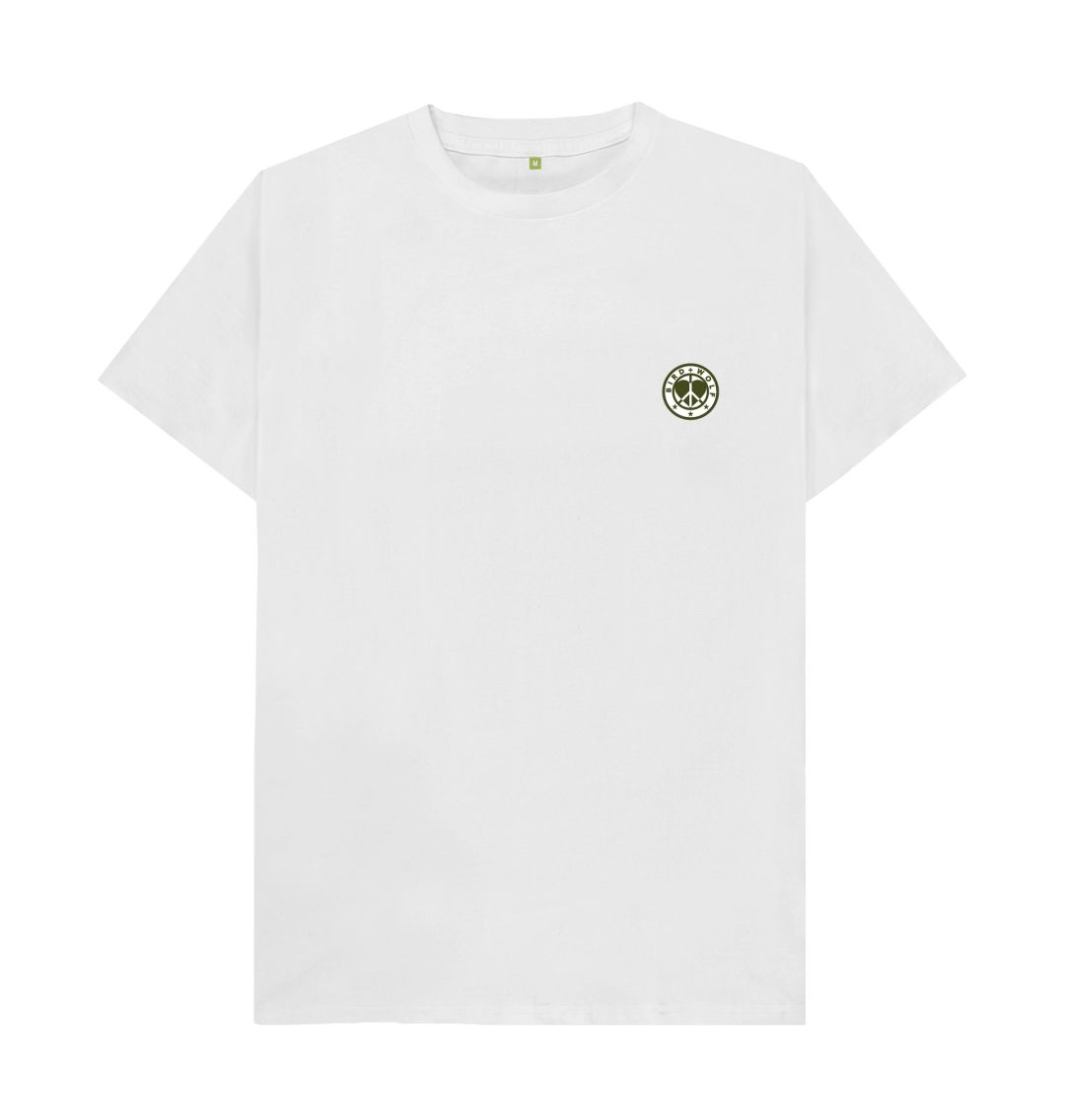 White Bird + Wolf  Classic Tee (Small Logo)
