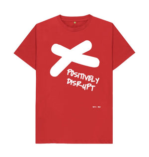 Red Positively Disrupt Classic Tee