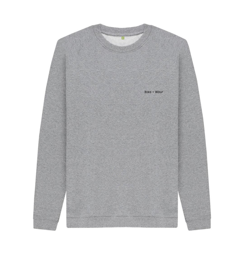 Light Heather Plain Grey Sweatshirt
