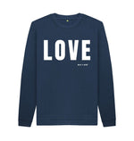 Navy Blue LOVE Cosy Sweatshirt