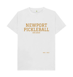 White Newport Pickleball Classic Tee