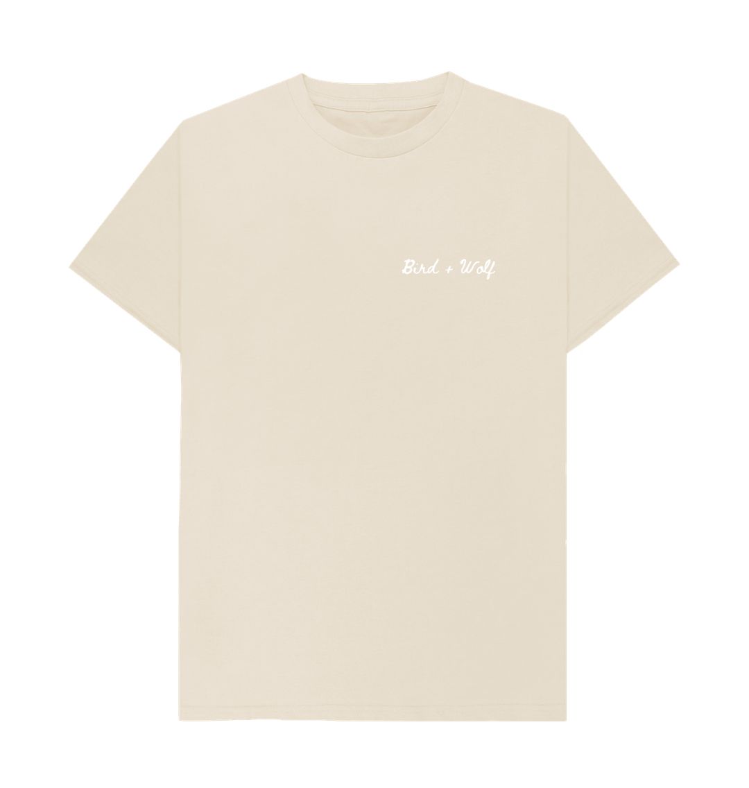 Oat Bird + Wolf Classic Tee (White Lettering)