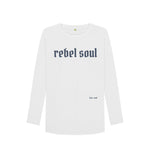 White Rebel Soul Long Sleeve Tee