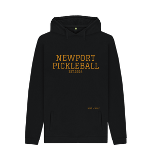 Black Newport Pickleball Chunky Hoodie