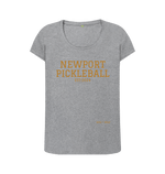Athletic Grey Newport Pickleball Scoop Neck Tee