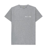 Athletic Grey Bird + Wolf Classic Tee (White Lettering)