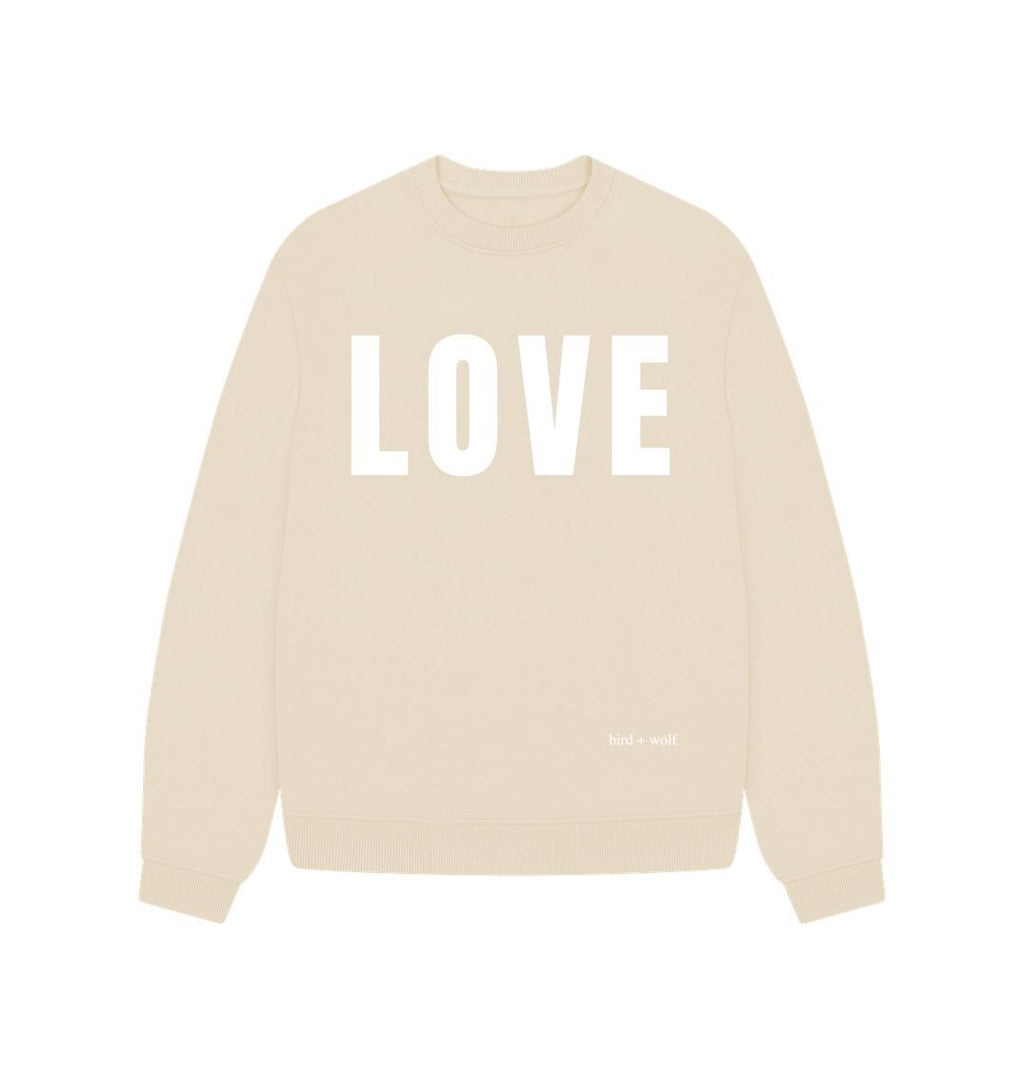 Oat Love Oversized Sweatshirt