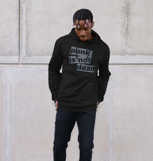 Punk Is Not Dead Chunky Hoodie (Grey lettering)
