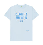 Sky Blue Clearwater Beach Club 1975 Classic Tee