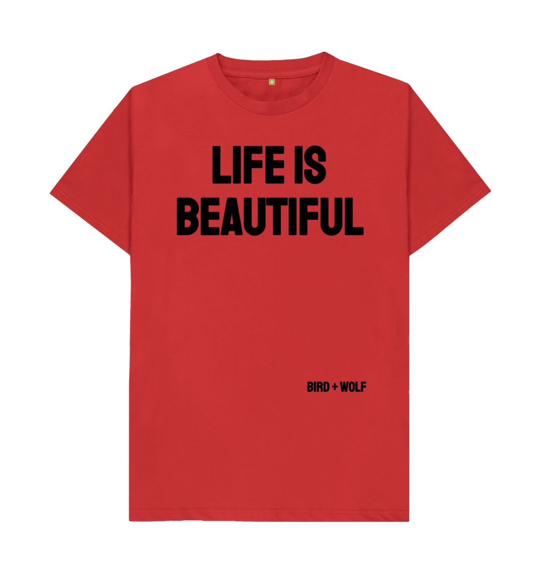 Red Life is Beautiful Classic Tee