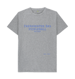 Athletic Grey Freshwater Bay Pickleball Classic Tee (Blue Lettering)
