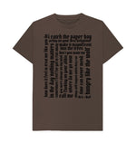 Chocolate Lyrical Classic Tee (Gothic Lettering)