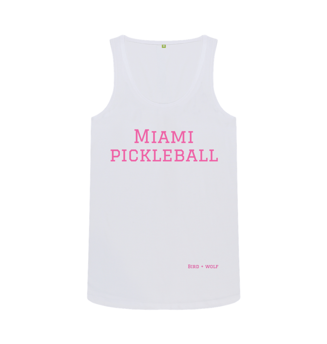 White Miami Pickleball Vest