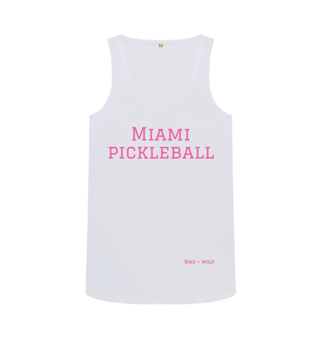 White Miami Pickleball Vest