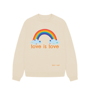 Oat Love is Love Oversized Sweatshirt