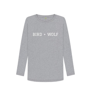 Athletic Grey Bird + Wolf Long Sleeve Tee (Graduate)