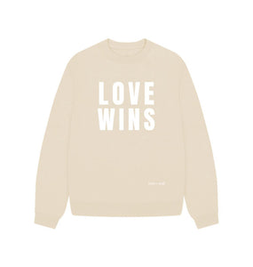 Oat Love Wins Oversized Sweatshirt