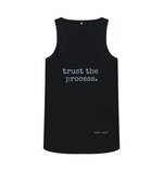 Black Trust The Process Vest Top
