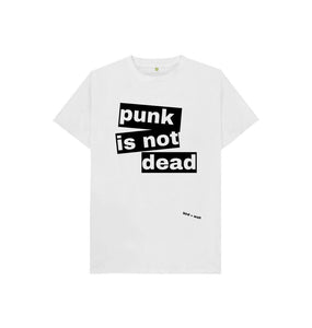 White Punk Is Not Dead Kids Tee