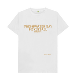 White Freshwater Bay  Pickleball Classic Tee