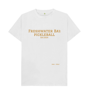 White Freshwater Bay  Pickleball Classic Tee