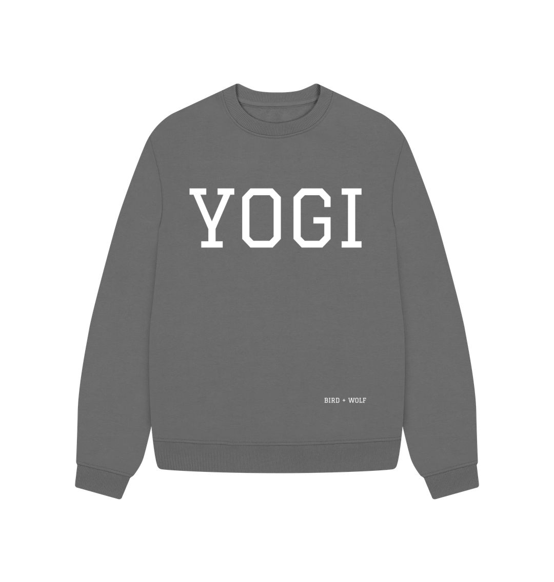 Slate Grey YOGI Oversized Sweatshirt
