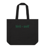Black Bird + Wolf Everything Bag (Gothic Lettering)