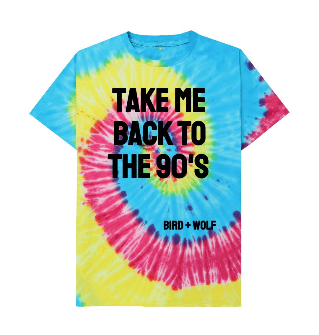 Tie Dye Take Me Back To The 90's Classic Tee