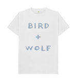White Bird + Wolf Classic Tee (Grey Lettering)