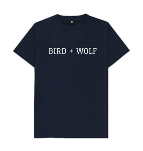 Navy Blue Bird + Wolf Classic Tee (Graduate)