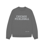 Slate Grey Chicago Pickleball Oversized Sweatshirt
