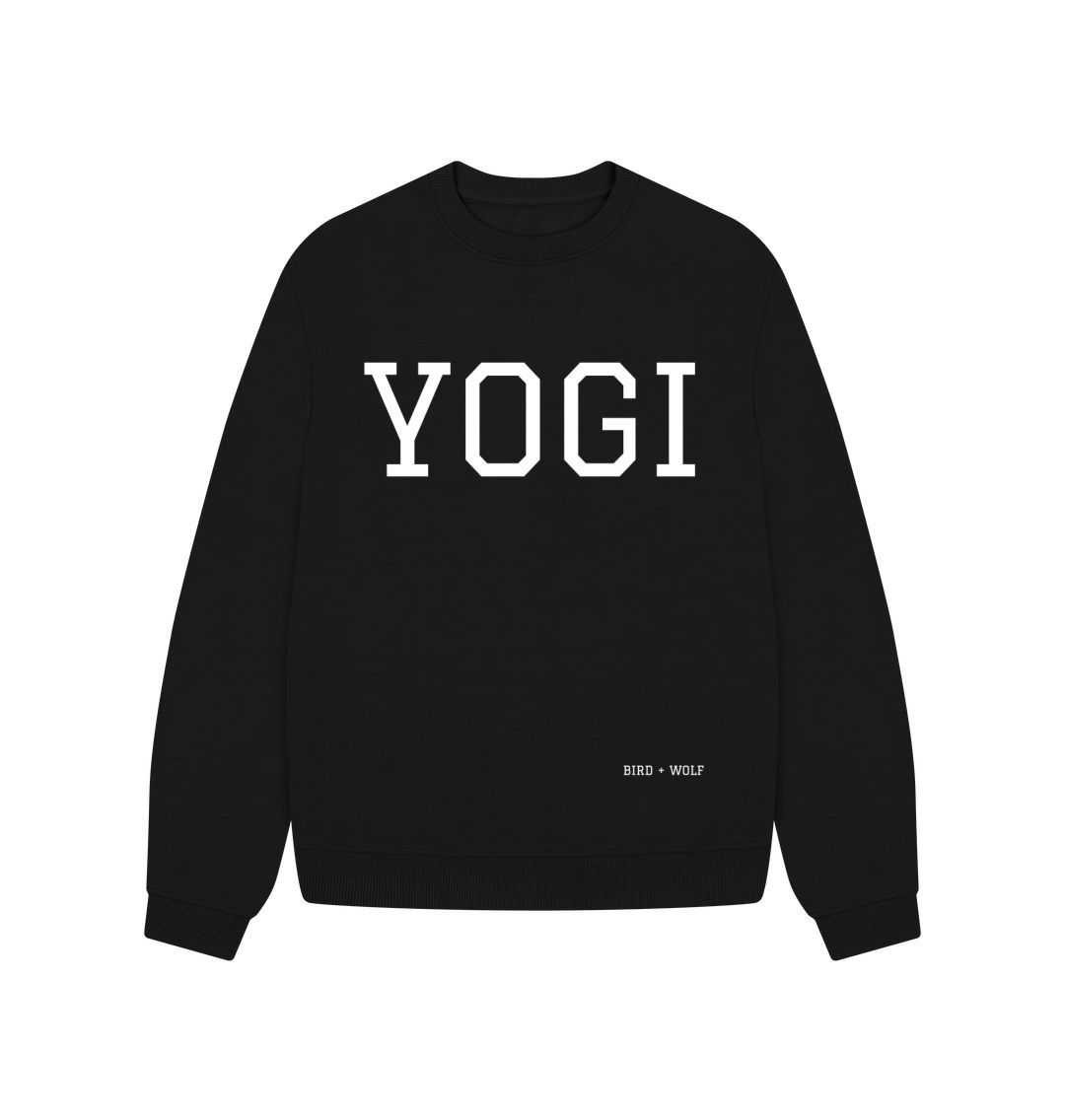 Black YOGI Oversized Sweatshirt