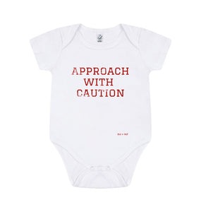 White Approach With Caution BabyGro