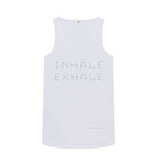 White Inhale Exhale Vest Top