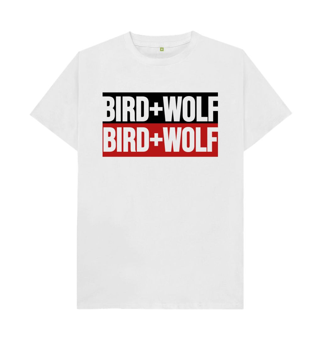 White Bird + Wolf Black\/Red Classic Tee